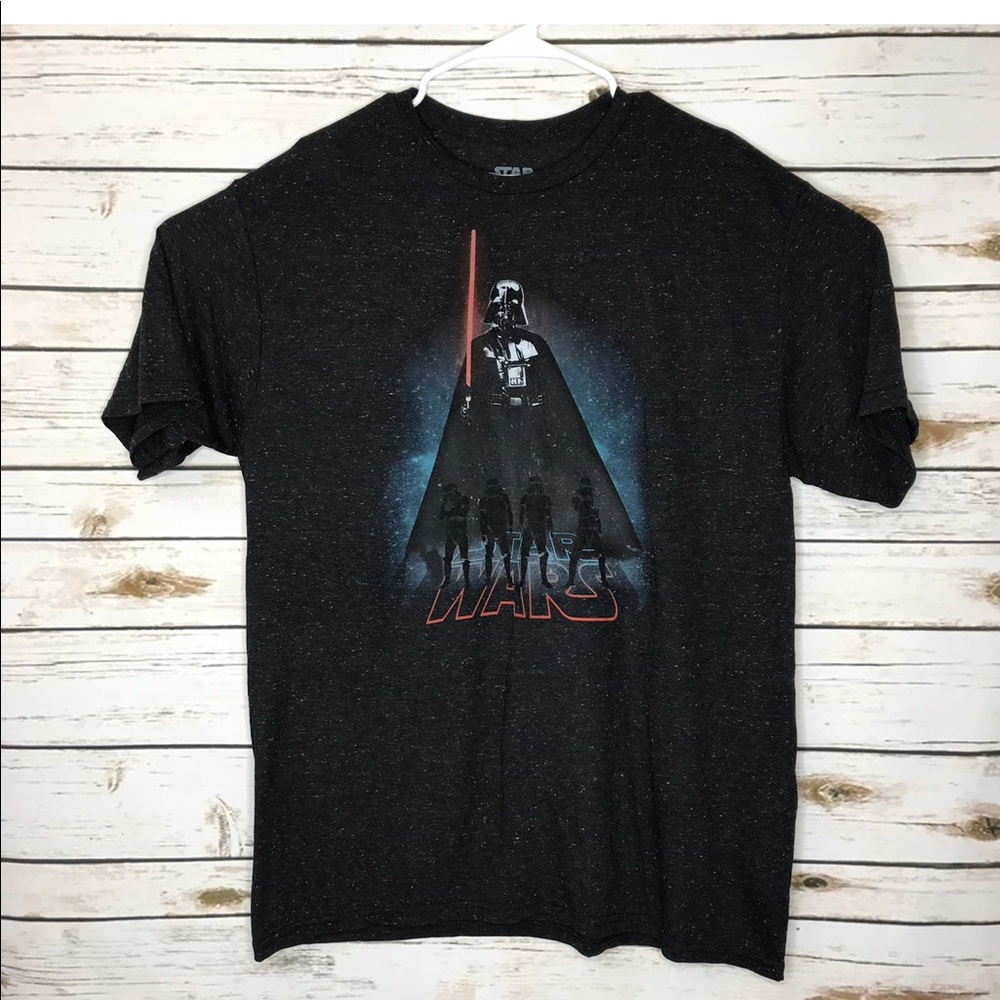 🌴Star Wars Darth Vader Lightsaber Black T-shirt XL